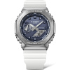Montre Casio G-Shock GM-2100WS 44,4 mm Quartz Analogique-Numérique Cadran Gris Métallisé Bracelet Blanc