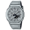 Montre Casio G-Shock GM-2100YM 44,4 mm Quartz Analogique-Numérique Argent Bracelet Silicone Argenté