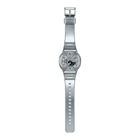 Montre Casio G-Shock GM-2100YM 44,4 mm Quartz Analogique-Numérique Argent Bracelet Silicone Argenté