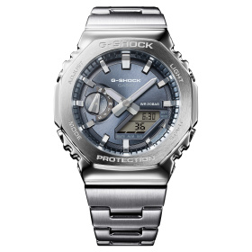 Montre Casio G-Shock GM-2110D 44,4 mm Quartz Analogique-Numérique Cadran Gris Ardoise Bracelet Acier