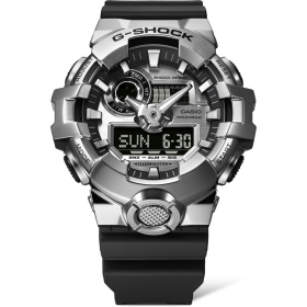 Montre Casio G-Shock GM-700 53,4 mm Quartz Analogique-Numérique Lunette Acier Bracelet Résine Noir