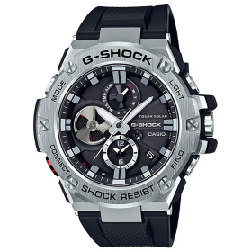 Montre Casio G-Shock G-Steel GST-B100 53,8 mm Tough Solar Bluetooth Cadran Noir Bracelet Résine