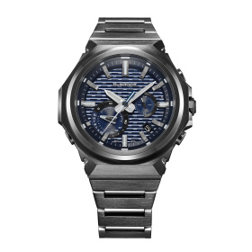 Montre Casio G-Shock G-Steel GST-B1000BD 44,2 mm Tough Solar Bluetooth Cadran Bleu Acier Anthracite