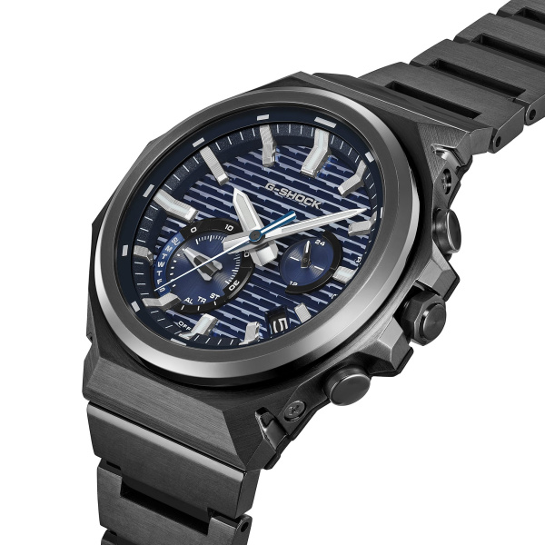 Montre Casio G-Shock G-Steel GST-B1000BD 44,2 mm Tough Solar Bluetooth Cadran Bleu Acier Anthracite