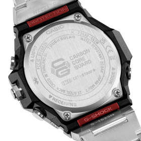 Montre Casio G-Shock G-Steel GST-B1000D 44,2 mm Tough Solar Bluetooth Cadran Noir Bracelet Acier