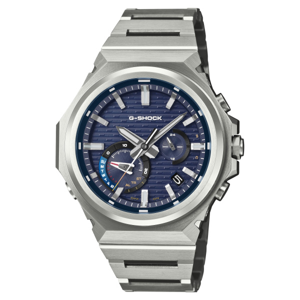 Montre Casio G-Shock G-Steel GST-B1000D 44,2 mm Tough Solar Bluetooth Cadran Bleu Bracelet Acier