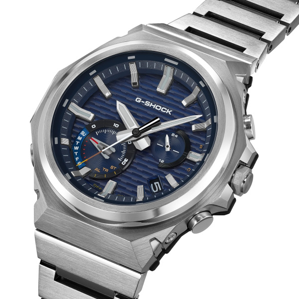 Montre Casio G-Shock G-Steel GST-B1000D 44,2 mm Tough Solar Bluetooth Cadran Bleu Bracelet Acier