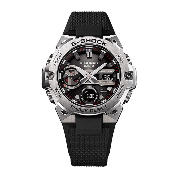 Montre Casio G-Shock G-Steel GST-B400 49,6 mm Tough Solar Bluetooth Analogique-Numérique Bracelet Résine