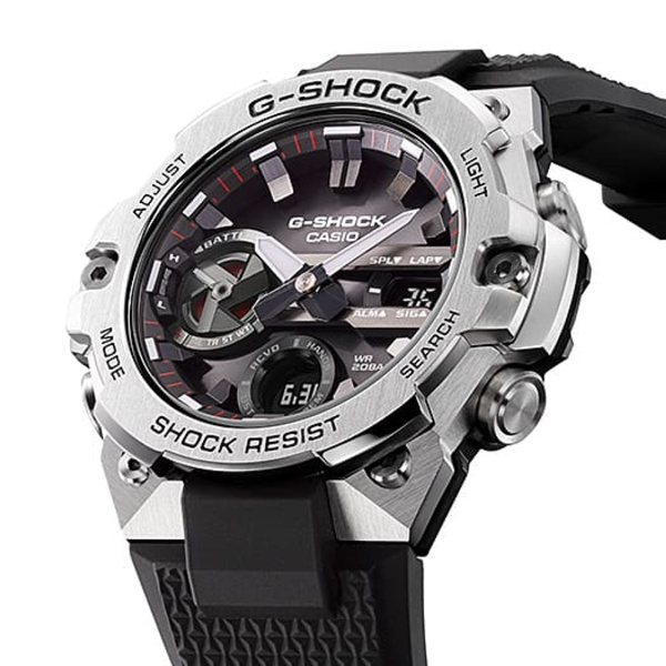 Montre Casio G-Shock G-Steel GST-B400 49,6 mm Tough Solar Bluetooth Analogique-Numérique Bracelet Résine