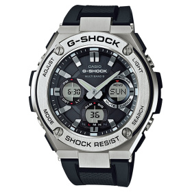 Montre Casio G-Shock G-Steel GST-W110 52,4 mm Tough Solar Radio-pilotée Analogique-Numérique Bracelet Résine