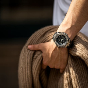 Montre Casio G-Shock G-Steel GST-W110 52,4 mm Tough Solar Radio-pilotée Analogique-Numérique Bracelet Résine
