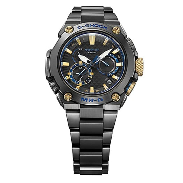 Montre Casio G-Shock MR-G MRG-B2000 49,8 mm Tough Solar Radio-pilotée Titane Noir Kachi-iro