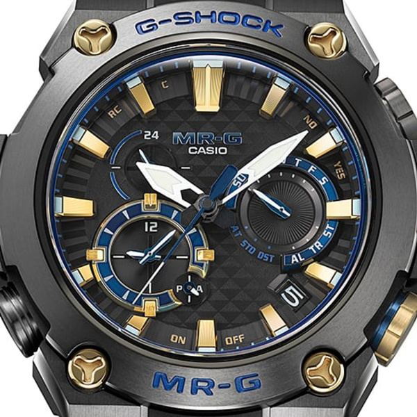 Montre Casio G-Shock MR-G MRG-B2000 49,8 mm Tough Solar Radio-pilotée Titane Noir Kachi-iro