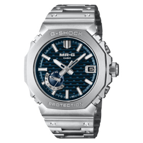 Montre Casio G-Shock MR-G MRG-B2100 44,4 mm Tough Solar Radio-pilotée Titane Cobarion Cadran Bleu