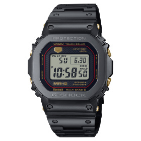 Montre Casio G-Shock MR-G MRG-B5000 43,2 mm Tough Solar Radio-pilotée Numérique Titane DLC Noir