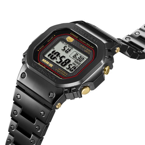 Montre Casio G-Shock MR-G MRG-B5000 43,2 mm Tough Solar Radio-pilotée Numérique Titane DLC Noir