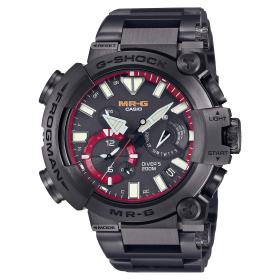 Montre Casio G-Shock MR-G Frogman MRG-BF1000 49,7 mm Plongée ISO 200 m Titane Noir et Rouge