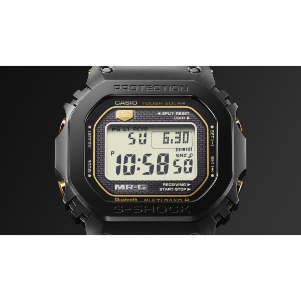 Montre Casio G-Shock MR-G MRG-B5000R 43,2 mm Tough Solar Radio-pilotée Numérique Bracelet Caoutchouc Noir