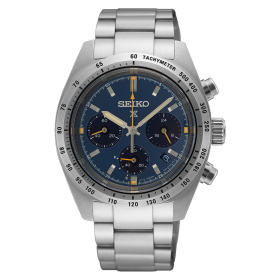 Montre Seiko Prospex Speedtimer HBJ008P1 39 mm Chronographe Solaire Cadran Bleu Édition Limitée