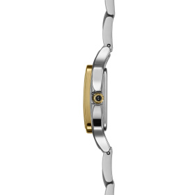 Montre Herbelin Luna Mini 20 mm Quartz Lunette Sertie 54 Diamants Bicolore