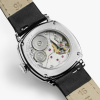 Montre Hamilton American Classic Cushion Mechanical 30 mm Cadran Blanc Chiffres Romains Bracelet Cuir Noir