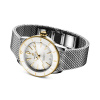 Montre Breitling Superocean Heritage Automatic 36 Acier et Or Jaune Cadran Blanc Bracelet Tressé