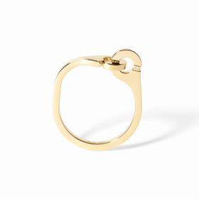 Bague Dinh Van Menottes Sculptées Or Jaune
