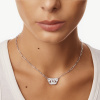 Collier Dinh Van Menottes Moyen Modèle Pavé Or Blanc Diamants