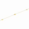 Bracelet de Cheville Dinh Van Menottes Multi-Motifs Or Jaune