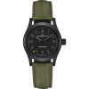 Montre Hamilton Khaki Field Mechanical Call of Duty Modern Warfare 4 38 mm PVD Noir Bracelet Textile Vert
