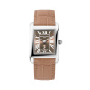 Montre Frederique Constant Classics Carrée Small Seconds 36 mm Quartz Cadran Noisette Bracelet Cuir Marron