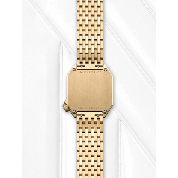 Montre MARCH LA.B Lady Mansart Malachite Bracelet Acier Doré