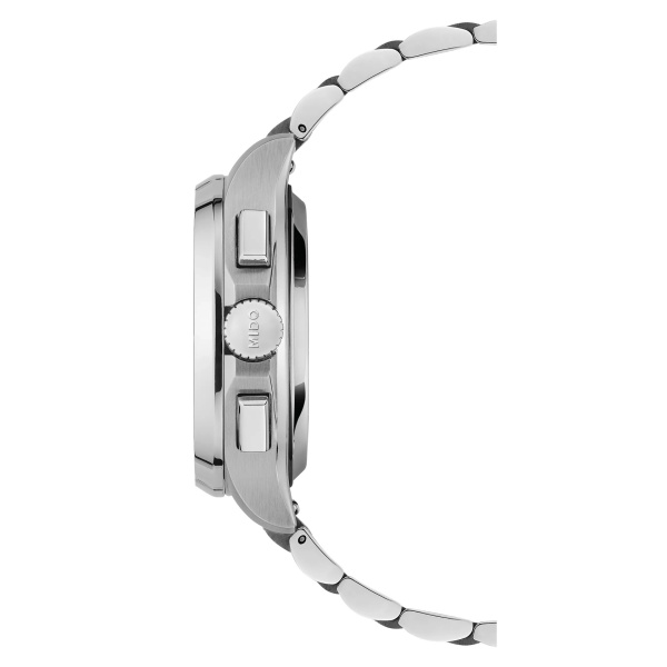 Montre Mido Multifort TV Chronographe Édition Spéciale Automatique Bracelet Acier Cadran Bleu