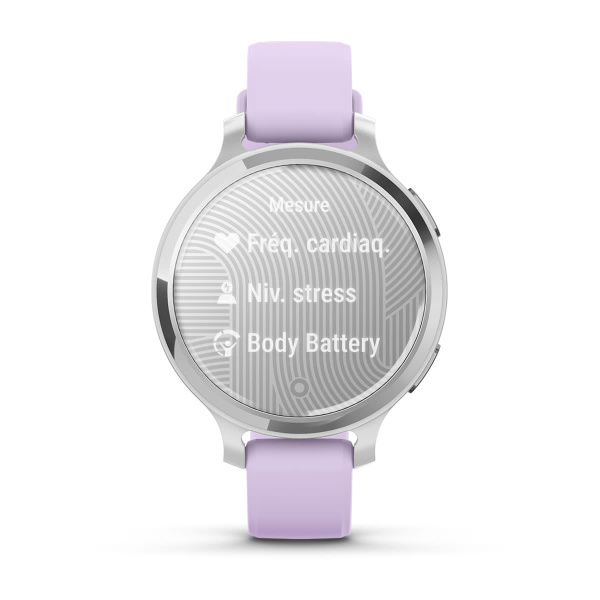 Montre Garmin Lily 2 Active 38 mm Silver & Bracelet Silicone Lilas