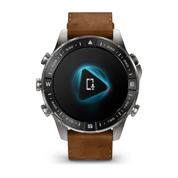Montre Garmin MARQ Adventurer (Gen 3) 47 mm Titane Bracelet Cuir