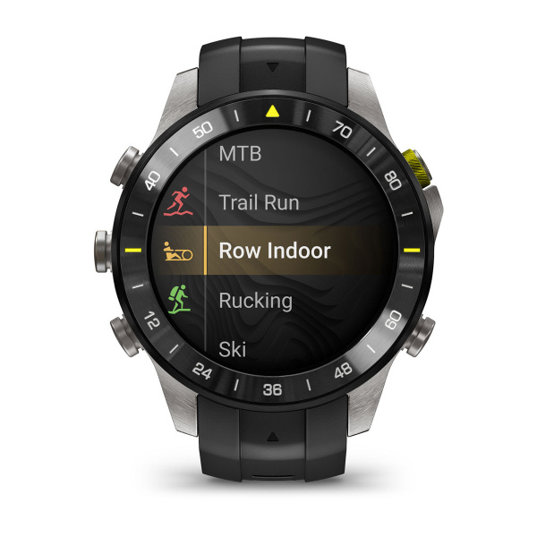 Montre Garmin MARQ Athlete (Gen 3) 47 mm Titane Bracelet Caoutchouc