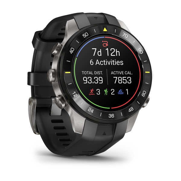Montre Garmin MARQ Athlete (Gen 3) 47 mm Titane Bracelet Caoutchouc