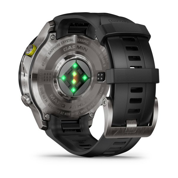 Montre Garmin MARQ Athlete (Gen 3) 47 mm Titane Bracelet Caoutchouc