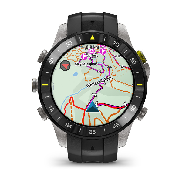 Montre Garmin MARQ Athlete (Gen 3) 47 mm Titane Bracelet Caoutchouc