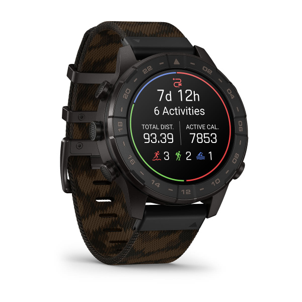 Montre Garmin MARQ Commander (Gen 3) 47 mm Titane Noir Bracelet Nylon
