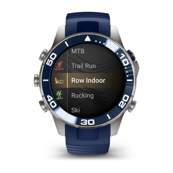 Montre Garmin MARQ Diver (Gen 3) 47 mm Titane Bracelet Caoutchouc
