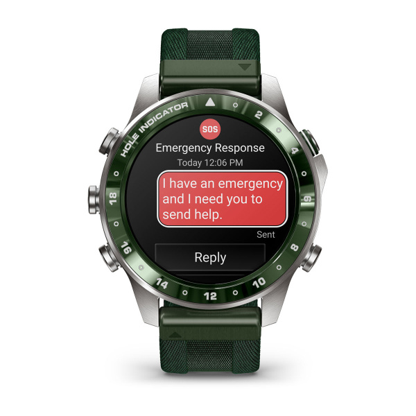 Montre Garmin MARQ Golfer (Gen 3) 47 mm Titane Bracelet Nylon