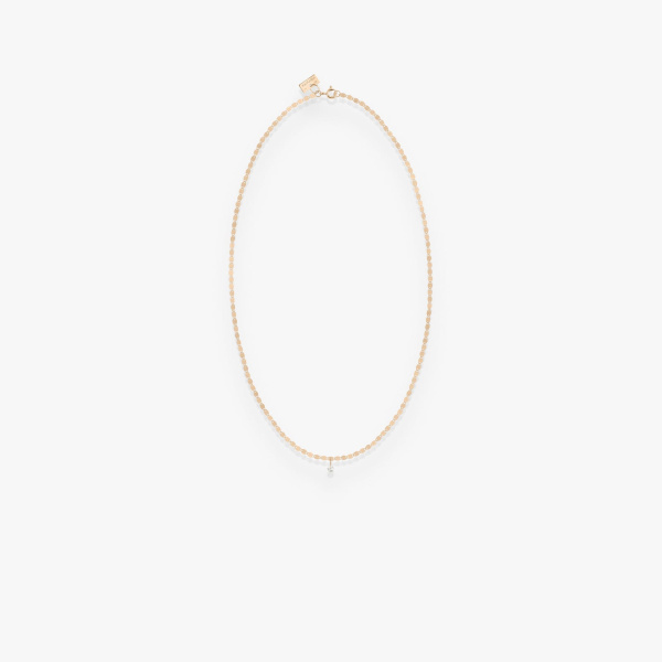 Collier Vanrycke Skin Tattoo S 40 cm or rose et diamant