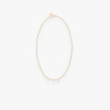 Collier Vanrycke Skin Tattoo S 42 cm or rose et 3 diamants