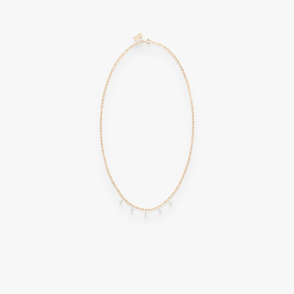 Collier Vanrycke Skin Tattoo S 42 cm or rose et 5 diamants