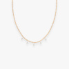 Collier Vanrycke Skin Tattoo S 42 cm or rose et 5 diamants