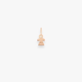 Pendentif Vanrycke Cosmic Girl or rose et diamant