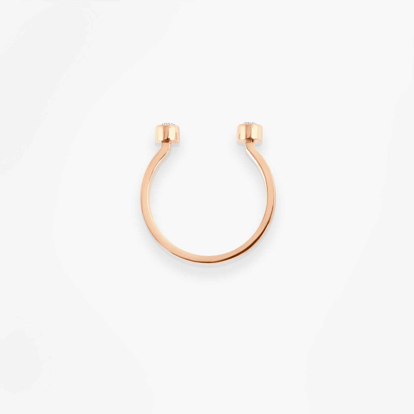 Bague Vanrycke Mademoiselle Else or rose et diamants