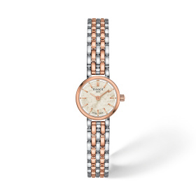 Montre Tissot Lovely Round 19,5 mm Quartz Nacre Bicolore Ton Or Rose