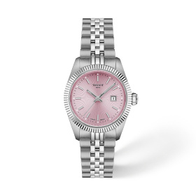 Montre Tissot Ballade 30 mm Quartz Cadran Rose Bracelet Acier